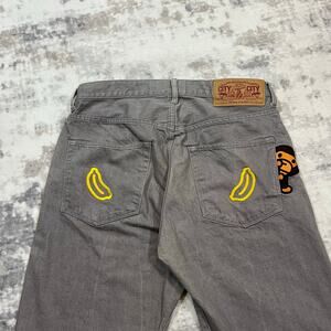 Authentic Bape 2000’s Baby Milo Banana Jeans 32